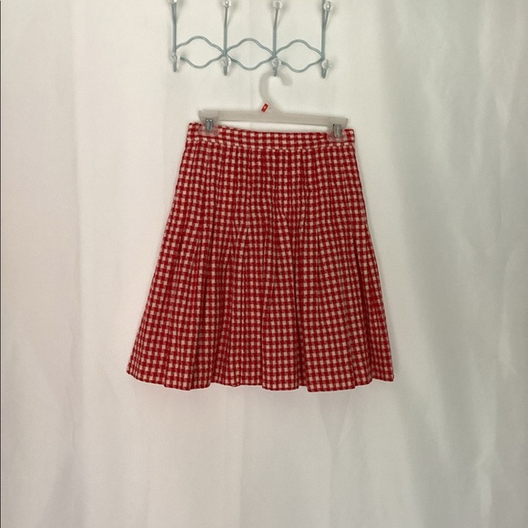 Vintage red thermal blazer with matching skirt - Picture 5 of 9